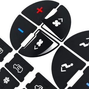 2 Packs AC Dash Button Repair Kit -Compatible with Chevy, Best for Fixing Ruined Faded A/C Control Buttons - Decal Replacement Fits Select 07-14 GM Vehicles - Car SUV Van Truck Accessories - Image 4