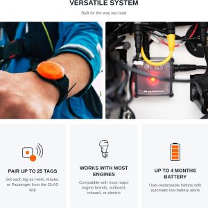 OLAS Guardian Wireless Engine Kill Switch | Automatic man Overboard Protection | Smartphone connectivity | Instant Engine Shutdown | Marine Safety Device for Boats - Image 6